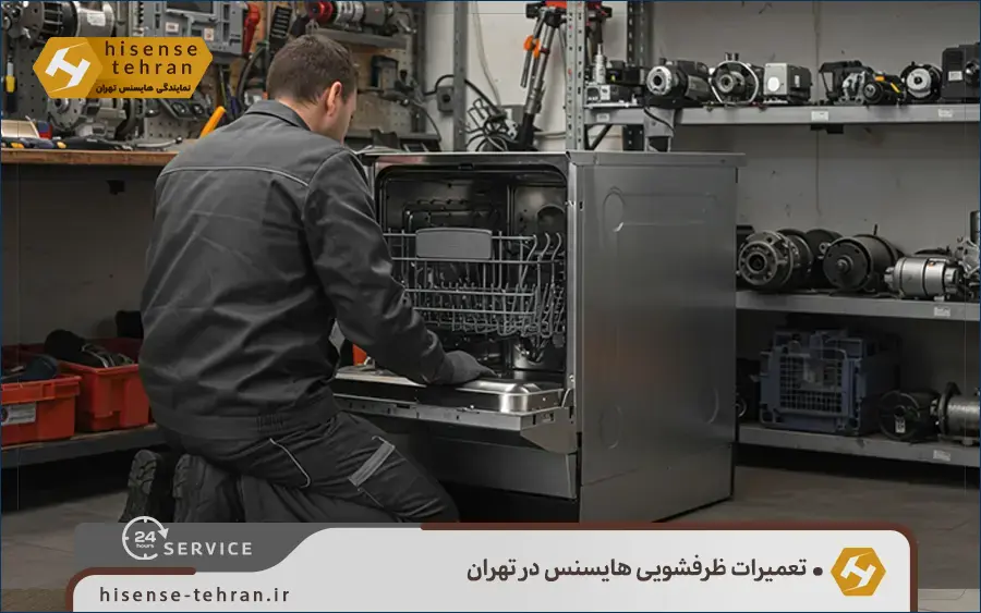 نمایندگی تعمیر ماشین ظرفشویی هایسنس در اندیشه
